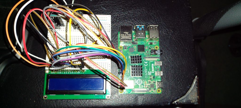 photo of minidexed project on breadboard connected to Raspberry Pi 4.